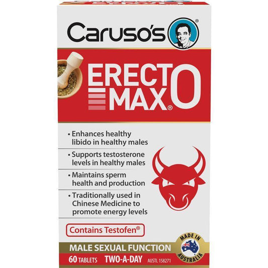 Caruso's ErectOmax - 60 Tablets for Libido Enhancement-Auzzi Store