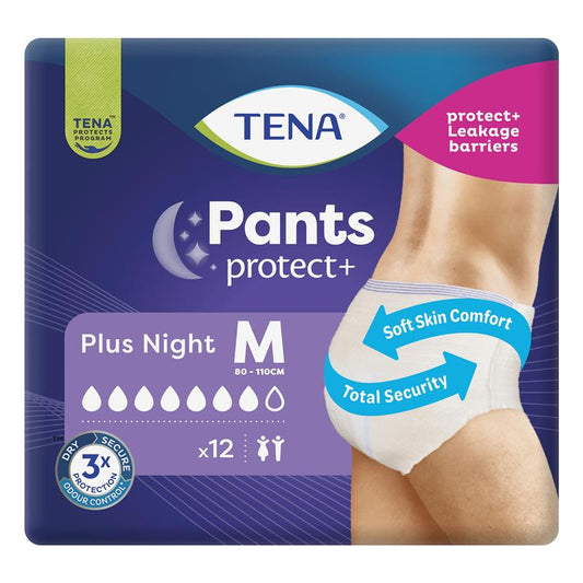 TENA Protect+ Plus Night Incontinence Pants Medium 12-Pants – view 2