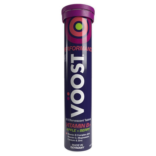 Voost Vitamin B+ Apple & Berry Effervescent Tablets, 20 Vegan - Auzzistore