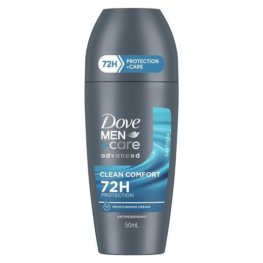 Dove Men+Care Antiperspirant Deodorant 72h Roll On - Clean Comfort 50ml-Auzzi Store