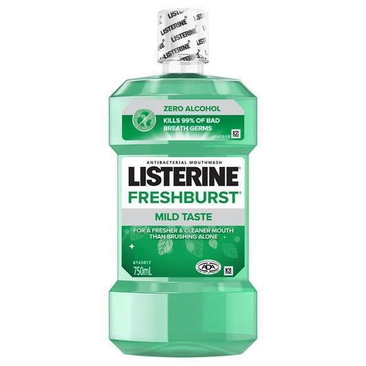 Listerine Mouthwash Freshburst Zero - 750ml