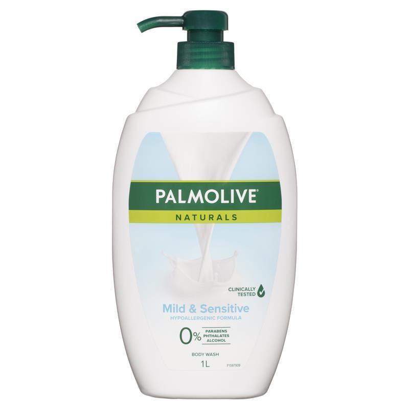 Palmolive Naturals Sensitive Body Wash 1L, Paraben-Free & pH Balanced