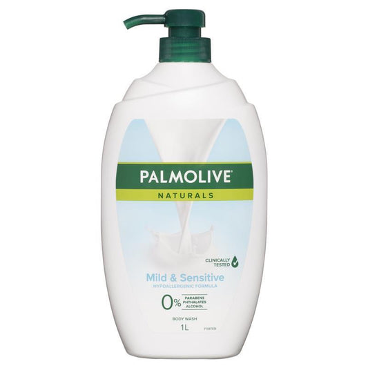 Palmolive Naturals Sensitive Body Wash 1L, Paraben-Free & pH Balanced