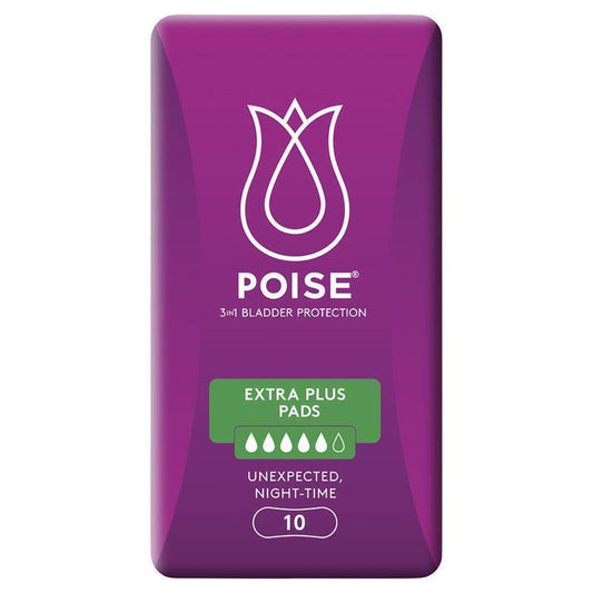 Poise Pads Extra Plus 10 Pack - Discreet Bladder Protection-Auzzi Store