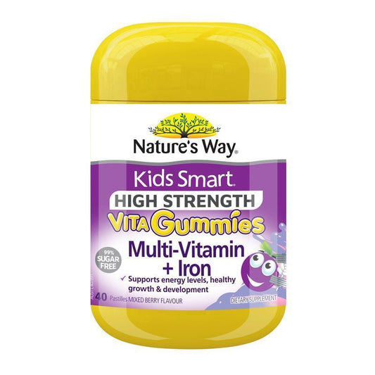 Nature's Way Kids High Strength Multi + Iron Gummies, 40