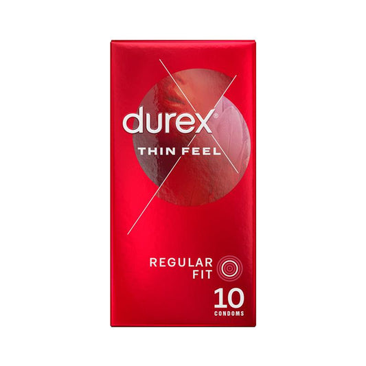 Durex Thin Feel Condoms 10 Pack - Enhanced Sensitivity-Auzzi Store