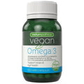 Naturopathica Vegan Omega 3 60 Capsules - Plant-Based Brain & Eye Support