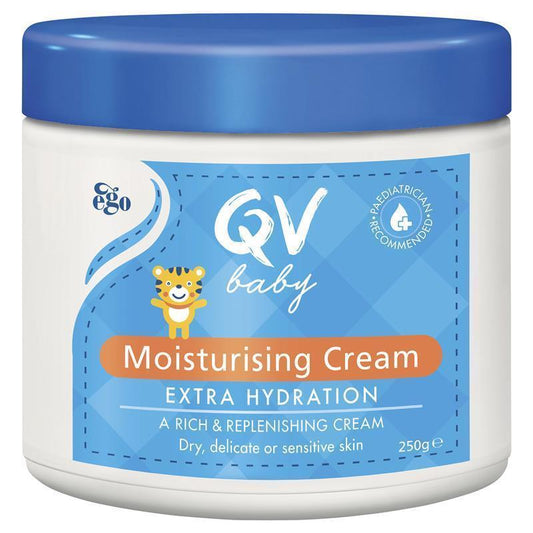 Ego QV Baby Moisturising Cream 250g - Daily Hydration for Delicate Skin-Auzzi Store