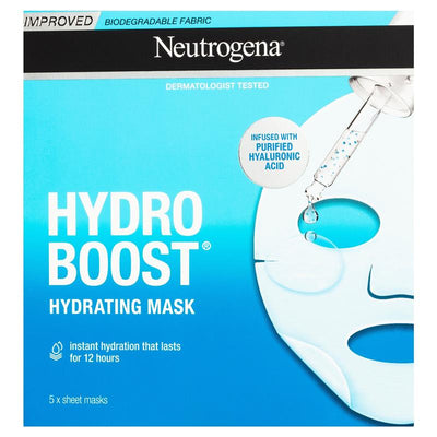 Neutrogena Hydro Boost Hyaluronic Acid Mask 5 Pack - Ultimate Hydration for Radiant Skin