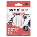 Synxlace No Tie Laces - White (2 Laces, 4 Tips, 4 Grips)