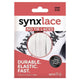 Synxlace No Tie Laces - White (2 Laces, 4 Tips, 4 Grips)