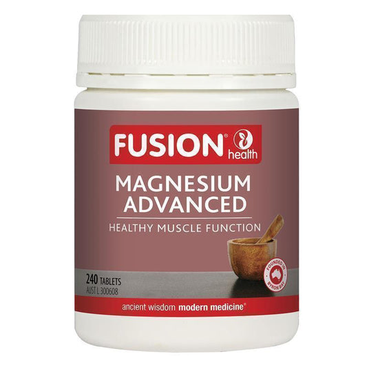 Fusion Magnesium Advanced Glycinate Supplement - 240 Tablets