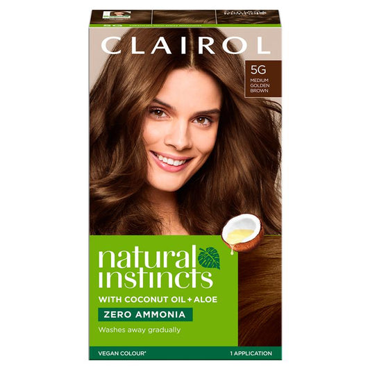Natural Instincts 5G Pecan - Medium Golden Brown Semi-Permanent Hair Colour - Auzzi Store