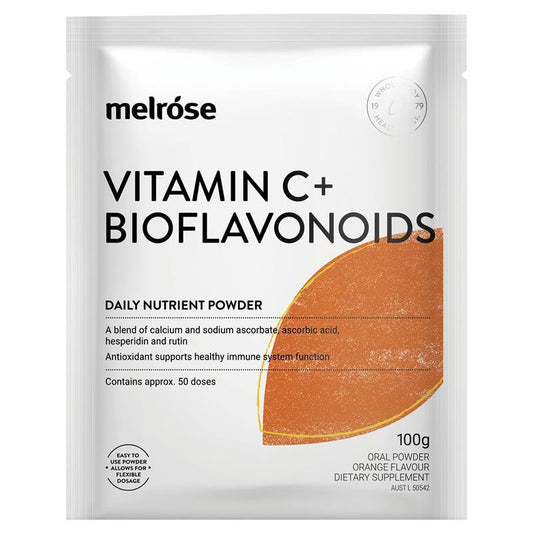 Melrose Vitamin C + Bioflavonoids Powder - 100g-Auzzi Store