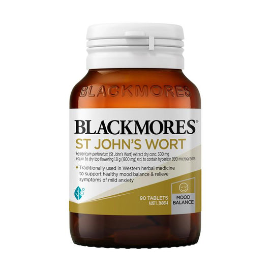 Blackmores St Johns Wort 90 Tablets - Mood Balance Support-Auzzi Store