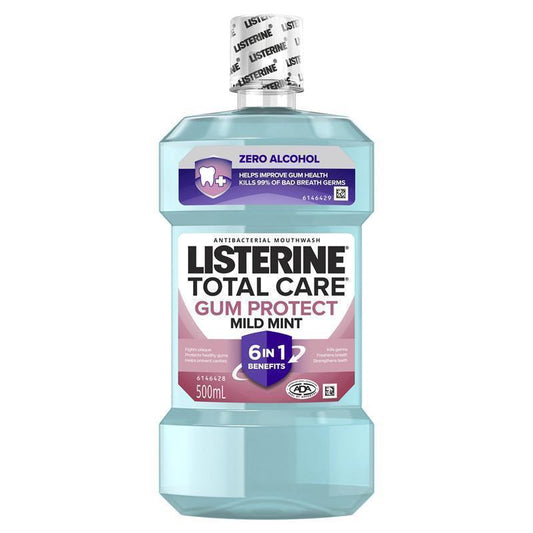 Listerine Mouthwash Total Care Gum Protect 500ml - Advanced Oral Care