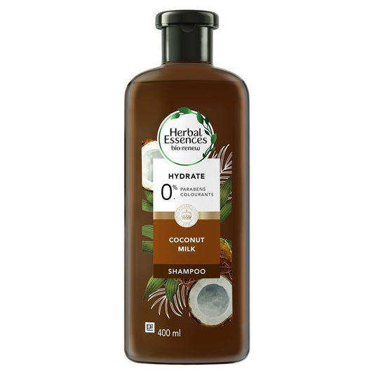Herbal Essences Bio:Renew Hydrate Coconut Milk Shampoo 400ml - Moisturizing Cleanser for All Hair Types - Auzzi Store