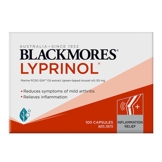 Blackmores Lyprinol Marine Value Pack 100 Capsules - Joint Health Support-Auzzi Store