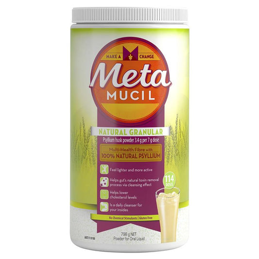 Metamucil Fibre Supplement Natural Granular - 114 Doses - Auzzistore
