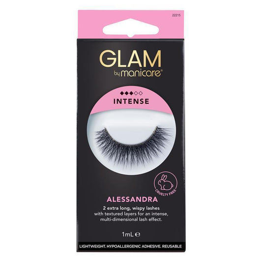 Glam By Manicare Alessandra Lashes Intense - Extra Long & Wispy-Auzzi Store