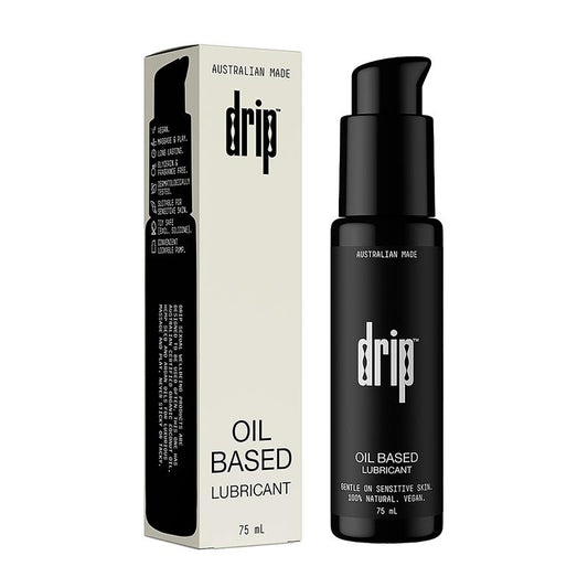 Drip Organic Oil-Based Lubricant 75ml – Silk Coconut & Hemp Oil for Smooth Massage – view 2 - Auzzistore