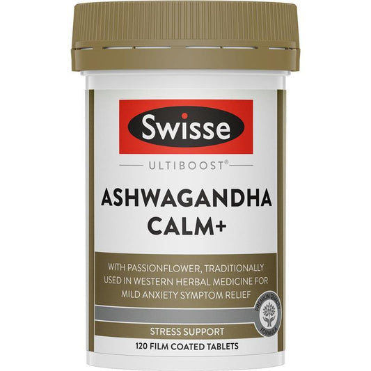 Swisse Ultiboost Ashwagandha+ Calm - 120 Tablets-Auzzi Store