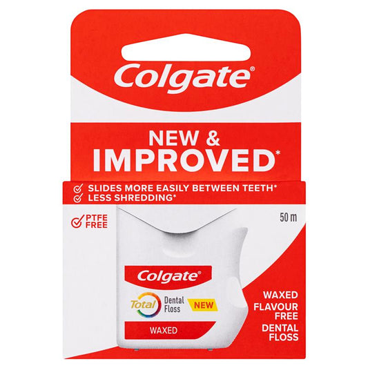 Colgate Total Waxed Dental Floss 50m-Auzzi Store