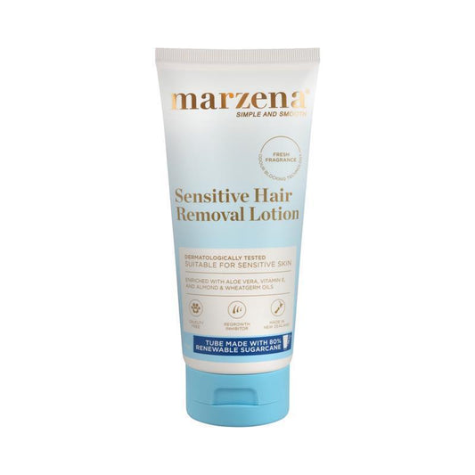Marzena Sensitive Hair Removal Lotion 170g Aloe Vera & Regrowth Inhibitor