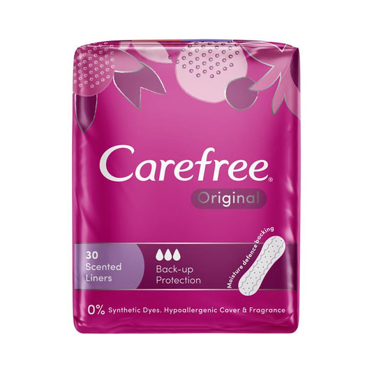 Carefree Original Shower Fresh Scented Panty Liners - 30 Pack-Auzzi Store