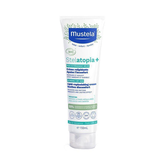 Mustela Stelatopia+ Lipid Replenishing Cream 150ml - Nourishing Care for Eczema-Prone Skin