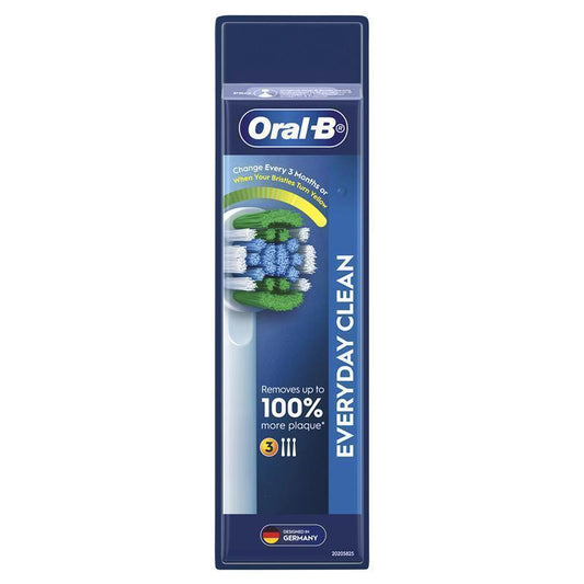 Oral-B Power Toothbrush Everyday Clean Refills - 3 Pack-Auzzi Store