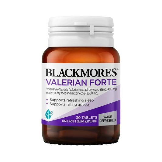 Blackmores Valerian Forte - 30 Tablets for Sleep Support-Auzzi Store