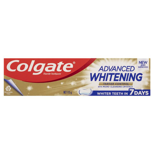 Colgate Advanced Whitening Tartar Control Toothpaste - 115g – view 2