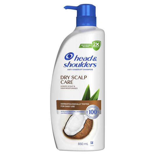 Head & Shoulders Dry Scalp Care Shampoo 850ml - Nourishing Hydration for Dry Scalps - Auzzistore
