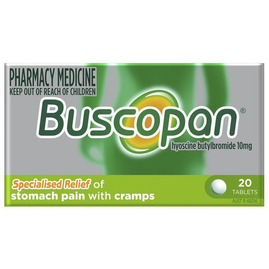 Buscopan Stomach Cramps Pain Relief 10mg Tablets - 20 Pack-Auzzi Store