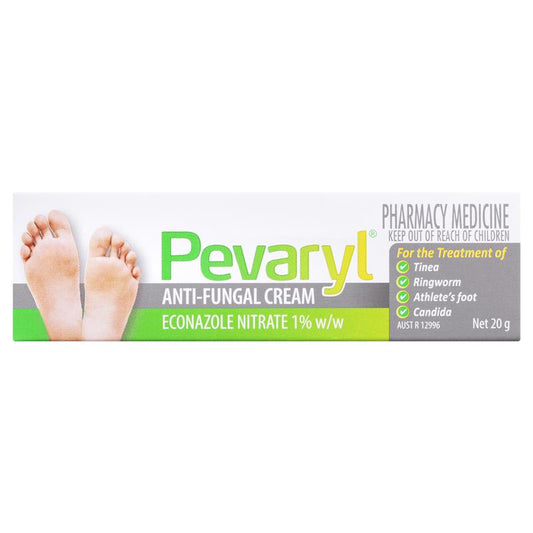 Pevaryl Anti-Fungal Cream 1% - 20g-Auzzi Store