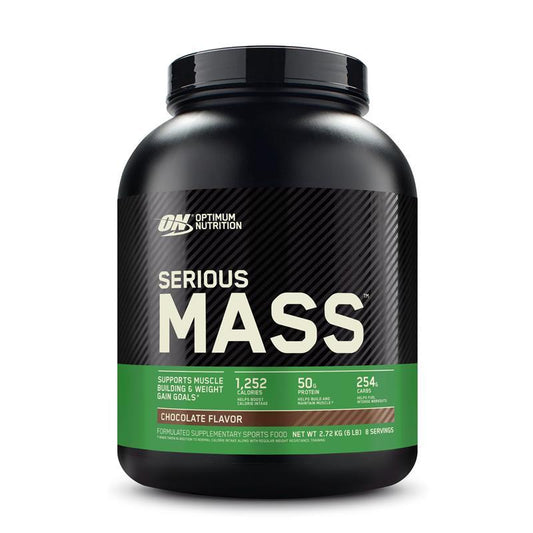 Optimum Nutrition Serious Mass Chocolate 2.72kg - Ultimate Muscle Gain - Auzzistore