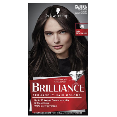 Schwarzkopf Brilliance 88 Dark Brown Allure - Permanent Hair Colour