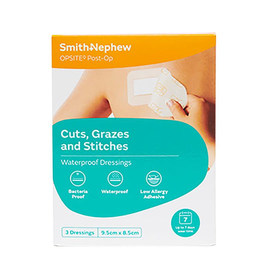 OPSITE Post-Op Dressing - 9.5cm x 8.5cm (Pack of 3)-Auzzi Store