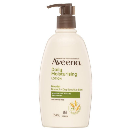 Aveeno Daily Moisturising Body Lotion - Fragrance Free 354mL-Auzzi Store