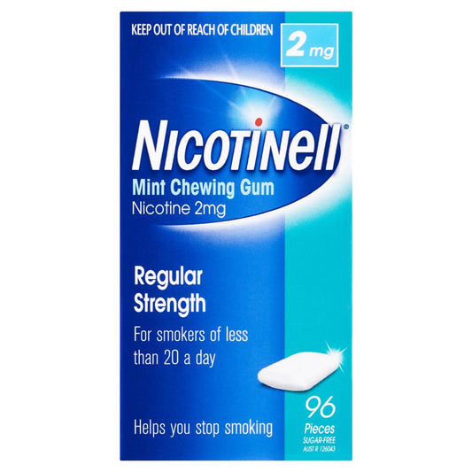 Nicotinell Chewing Gum 2mg Mint - 96 Pieces-Auzzi Store