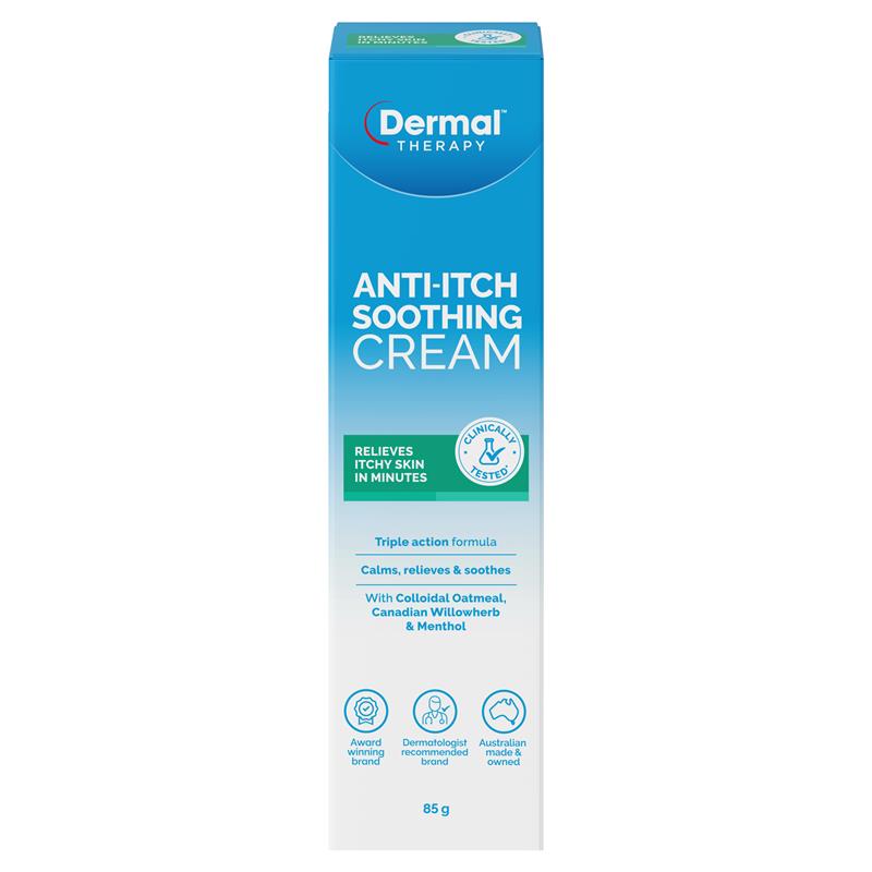 Dermal Therapy Anti-Itch Soothing Cream 85g - Fast Relief for Itchy Skin-Auzzi Store