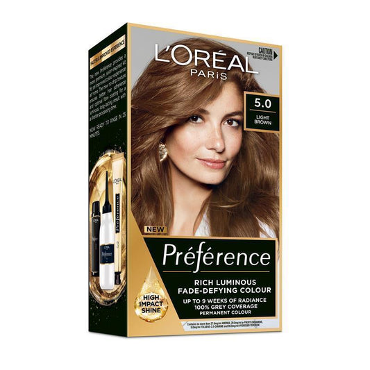L'Oreal Paris Preference Bruges 5 Light Brown - Permanent Hair Color-Auzzi Store