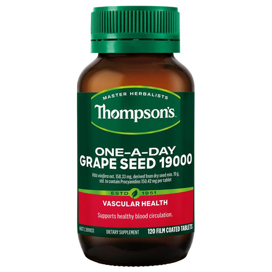 Thompson's Grape Seed 19000mg One-A-Day Antioxidant Tablets - 120