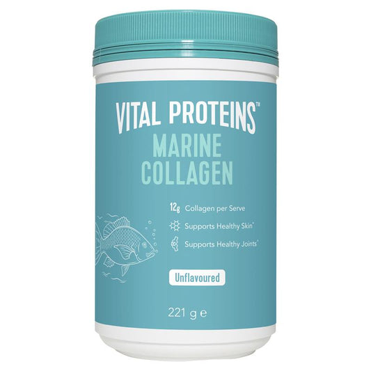 Vital Proteins Marine Collagen Unflavoured 221g - Natural Support for Skin and Joints - Auzzistore