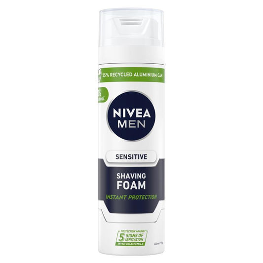 NIVEA MEN Sensitive Shaving Foam with Chamomile & Vitamin E 200ml
