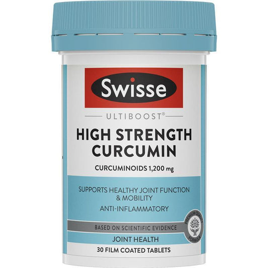 Swisse High Strength Curcumin 1,200mg Joint Support - 30 Tablets