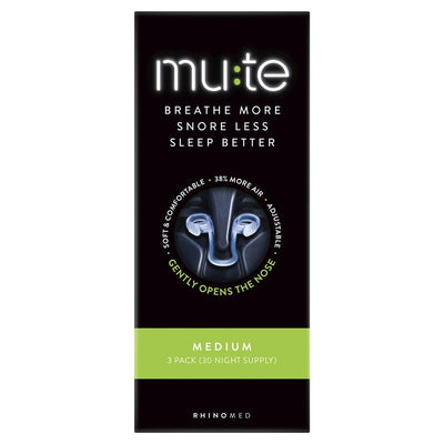 Mute Snoring Relief Medium Pack - 30 Nights of Peaceful Sleep