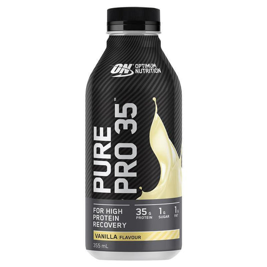 Optimum Nutrition Pure Pro 35 Vanilla 355ml - On-the-Go Protein Shake
