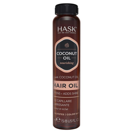 Hask Coconut Oil Nourishing Hair Oil Vial 18ml - Moisturize & Revitalize